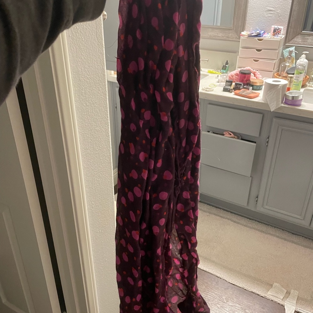 Purple polka dot Vera Bradley scarf